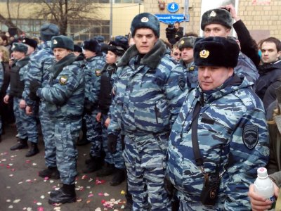 Задержания у Замоскворецкого суда